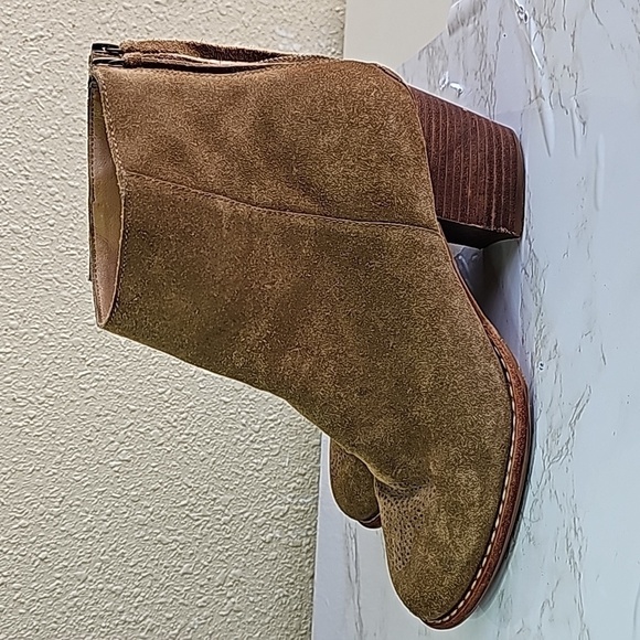 Anthropologie | Schuler And Sons Philadelphia Leather Suede Booties - Picture 9 of 12